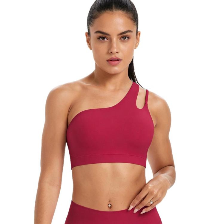 One-Shoulder Backless Sports Bra For Running Fitness And Yoga — view 33