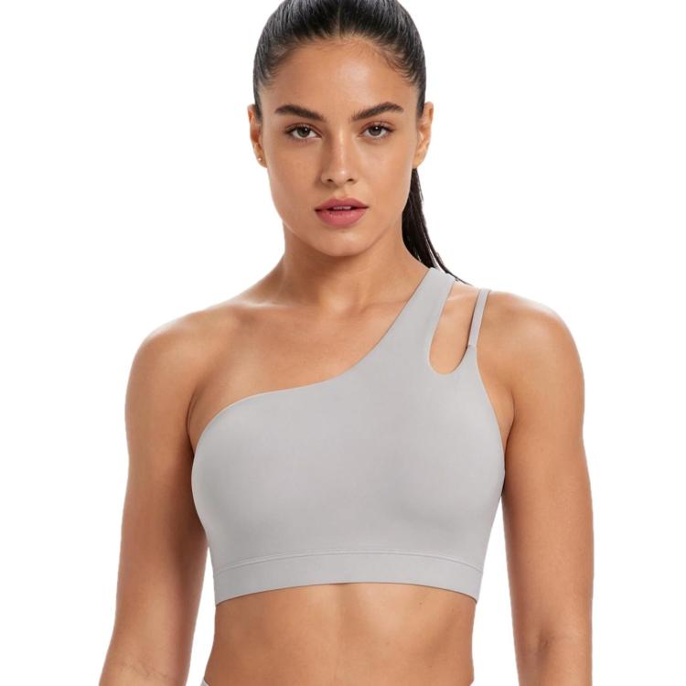 One-Shoulder Backless Sports Bra For Running Fitness And Yoga — view 26