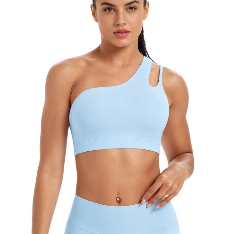 One-Shoulder Backless Sports Bra For Running Fitness And Yoga — view 32