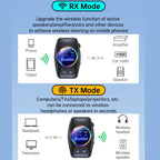 AUX Car Bluetooth 5.4 Receiver / Transmitter Audio Adapter With HD Display