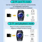 AUX Car Bluetooth 5.4 Receiver / Transmitter Audio Adapter With HD Display