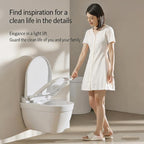 Toilet Seat Lifter Handle Adjustable Sanitary Toilet Lid Lifter For Bathroom Hygiene, Anti-Dirty No-Touch Toilet Cover Handle — view 3