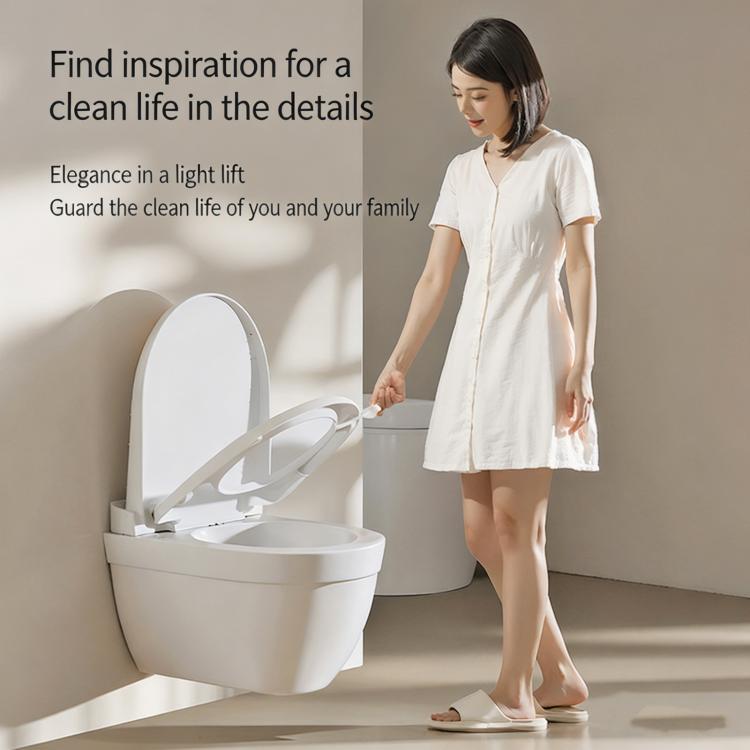 Toilet Seat Lifter Handle Adjustable Sanitary Toilet Lid Lifter For Bathroom Hygiene, Anti-Dirty No-Touch Toilet Cover Handle — view 3
