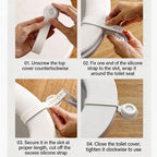 Toilet Seat Lifter Handle Adjustable Sanitary Toilet Lid Lifter For Bathroom Hygiene, Anti-Dirty No-Touch Toilet Cover Handle — view 9