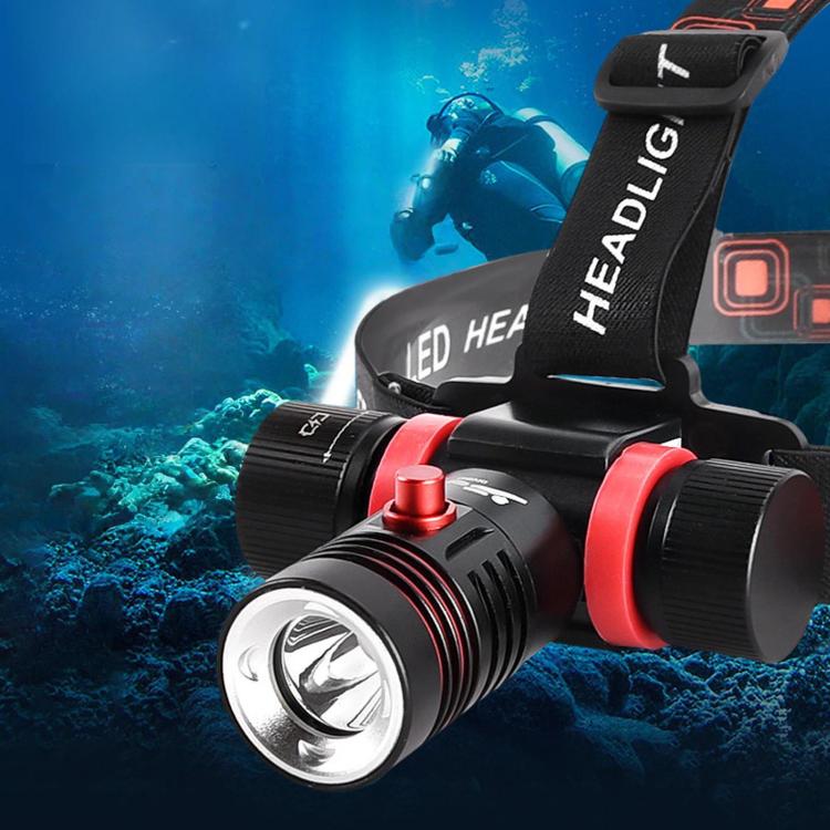 Outdoor High-Power Diving Headlamp, Waterproof LED Headlight For Rescue Lighting