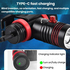 Outdoor High-Power Diving Headlamp, Waterproof LED Headlight For Rescue Lighting — view 8