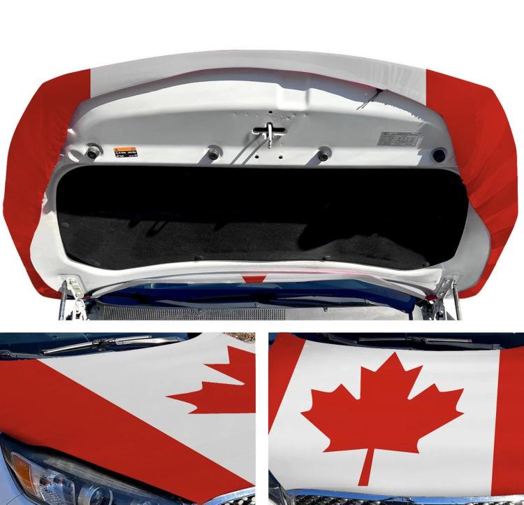 USA-Canada-Mexico World Cup Cheering Flag Dustproof Car Cover