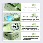 Hanlinyue 2-Key High-Speed Switch Keyboard Bluetooth Page Turner
