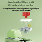 Hanlinyue 2-Key High-Speed Switch Keyboard Bluetooth Page Turner