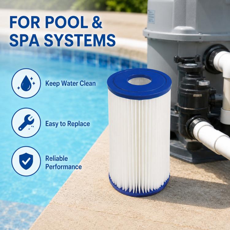 2pcs 20-micron Chiller Swimming Pool Pleated Filter Cartridge