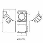 EV Charger Plug Holder, Charging Station Gun Dock Bracket