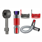 Scratch-Free Dusting Brush Accessories Kit For Dyson V7 V8 V10 V11 V15 Vacuum Attachment Set — 4-in-1 Gray