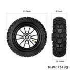 For Kukirin M4 Max Electric Scooter Front Wheel Assembly, Front Hub With Tire