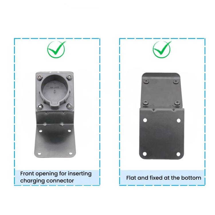 EV Charging Connector Cable Holder, For J1772 US Standard