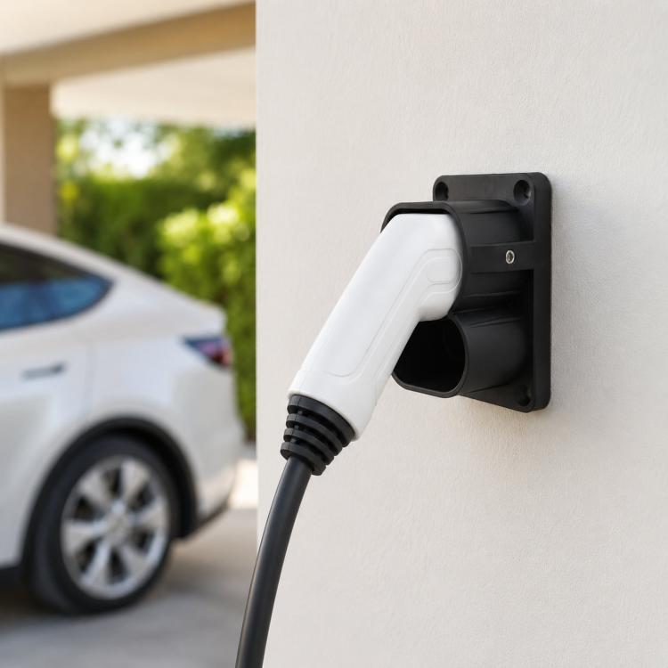 EV Charging Connector Bracket, For EU CCS2 DC