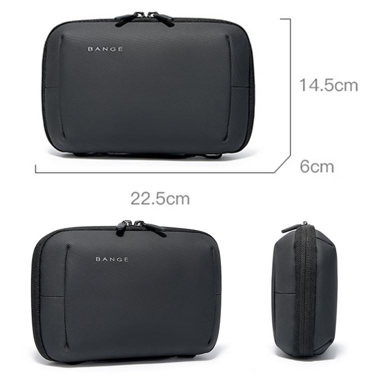BANGE BG-7885 Digital Accessories Organizer Bag Multi-Compartment Card Slots Portable Waterproof Travel Bag