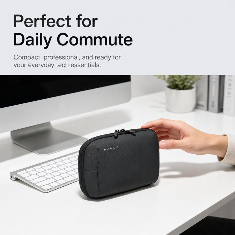 BANGE BG-7885 Digital Accessories Organizer Bag Multi-Compartment Card Slots Portable Waterproof Travel Bag