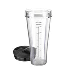 24oz Slim Replacement Cups and Lids Set For Ninja SS101 / SS100 / SS300