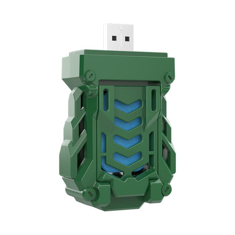 Portable USB Heated Mosquito Repellent For Outdoor Camping — Green