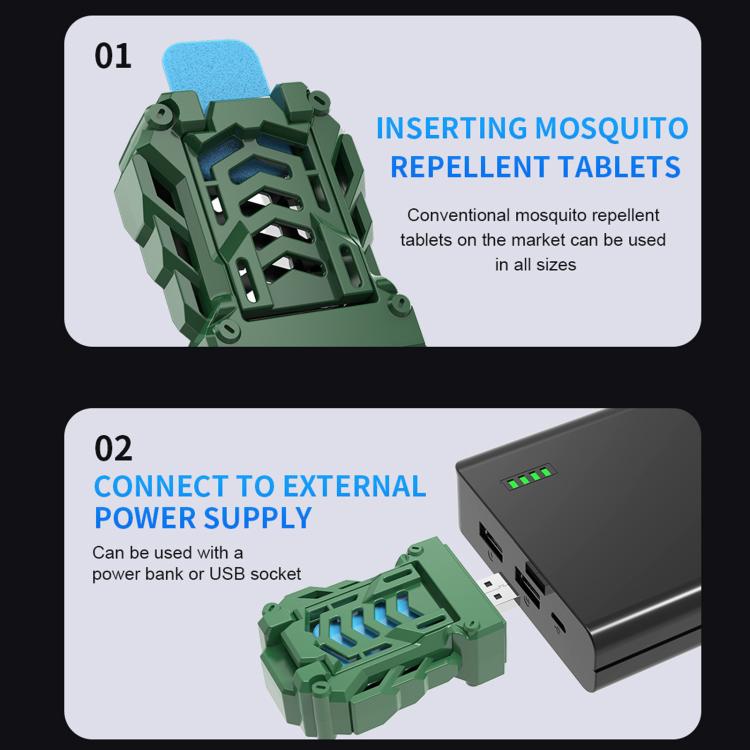 Portable USB Heated Mosquito Repellent For Outdoor Camping — view 5