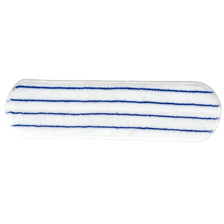 For Vileda / O-Cedar H2prO Fiber Mop Refill Pad Replacement Part — Round-Head Blue Stripes