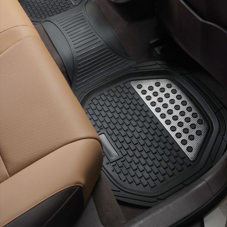 Trimable Silicone Car Floor Mat Waterproof Anti-Slip Foot Pad — Single Rear