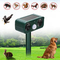 Outdoor Solar-Powered Ultrasonic Animal Repellent