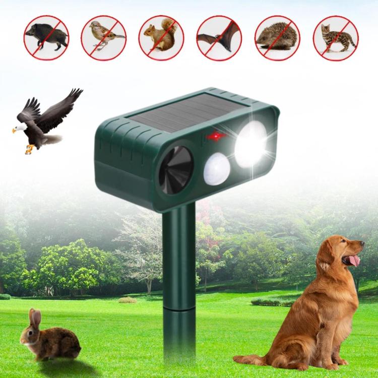 Outdoor Solar-Powered Ultrasonic Animal Repellent — view 8