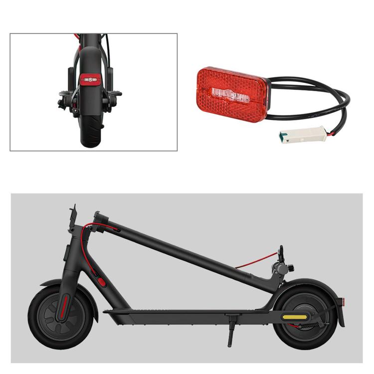 For Xiaomi 3 Lite Electric Scooter Wired Rear Tail Light 40cm Cable Length