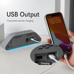 Digital Alarm Clock With USB Output Charger Accurate To The Second LED Desk Clock — view 7