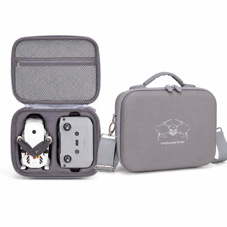 For DJI Lito 1 Drone & Standard Remote Control Storage Bag Outdoor Portable Shoulder Bag — Black