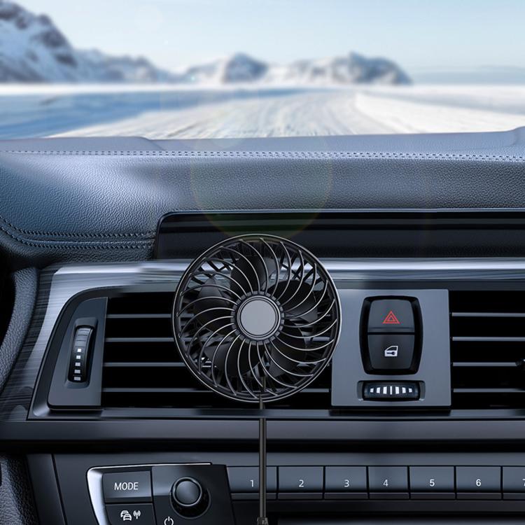 F4201 3-Speed Air Vent Quiet Fan Universal USB Mini Car Fan