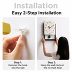wozoom Minimalist Home Wall Clock Background Wall Decorative Clock — view 7