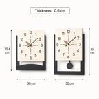 wozoom Minimalist Home Wall Clock Background Wall Decorative Clock — view 8