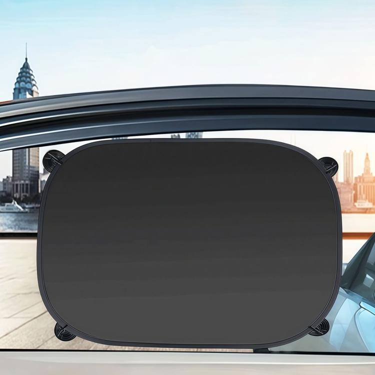 For Summer Suction-Cup Window Sunshade, Titanium Silver Car Sunshade
