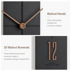 wozoom Living Room Modern Wall Clock Minimalist Silent Decorative Clock — view 10