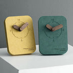 wozoom Silent Desk Clock Small Wooden Table Wall Clock — view 9