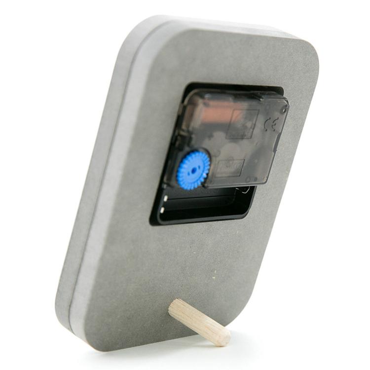 wozoom Silent Desk Clock Small Wooden Table Wall Clock — view 15
