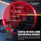 TC168 Anti-Spy Hidden Camera Detector Infrared Bug Finder With Motion Vibration Alarm — view 6