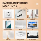 TC168 Anti-Spy Hidden Camera Detector Infrared Bug Finder With Motion Vibration Alarm — view 10
