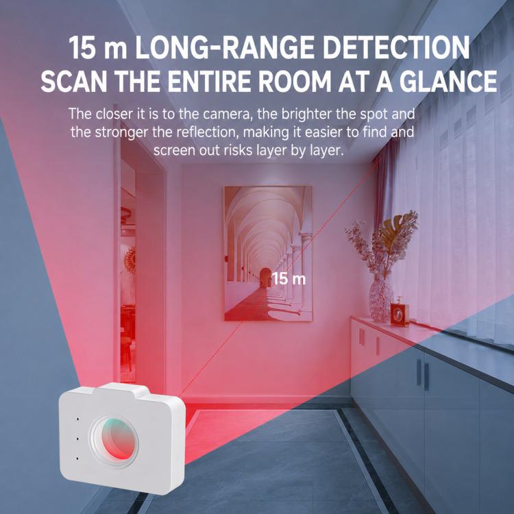 TC200 Anti-Spy Camera Detector Infrared Hotel Privacy Finder Device — view 5