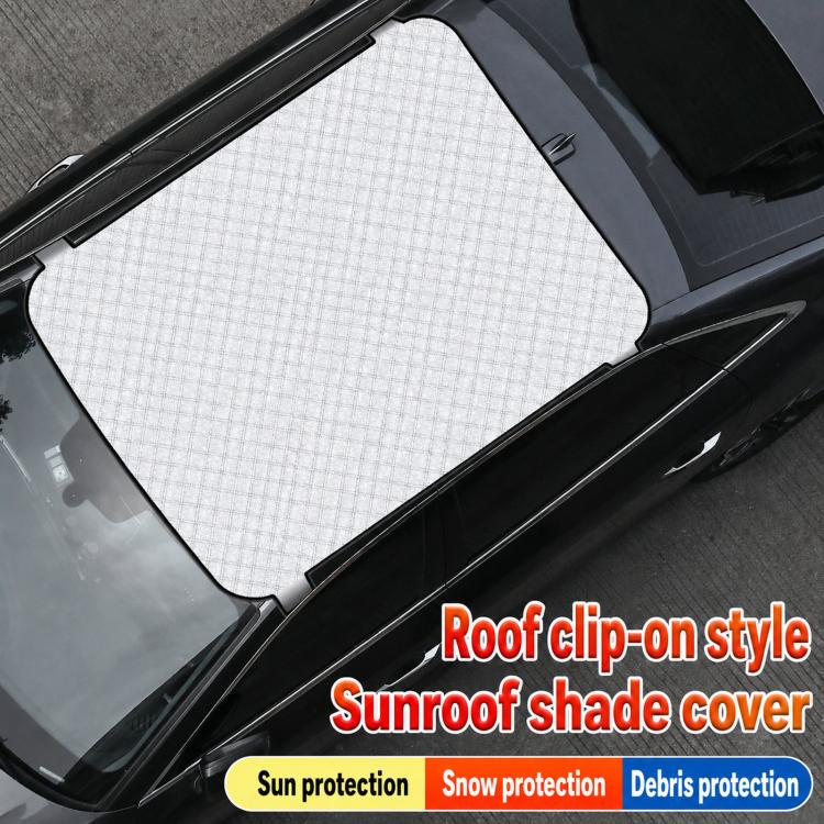 Car Sunroof Snow Protection Cover Clamp-On Roof Sun & Heat Insulation Cover