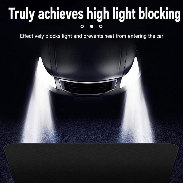Car Sunroof Snow Protection Cover Clamp-On Roof Sun & Heat Insulation Cover