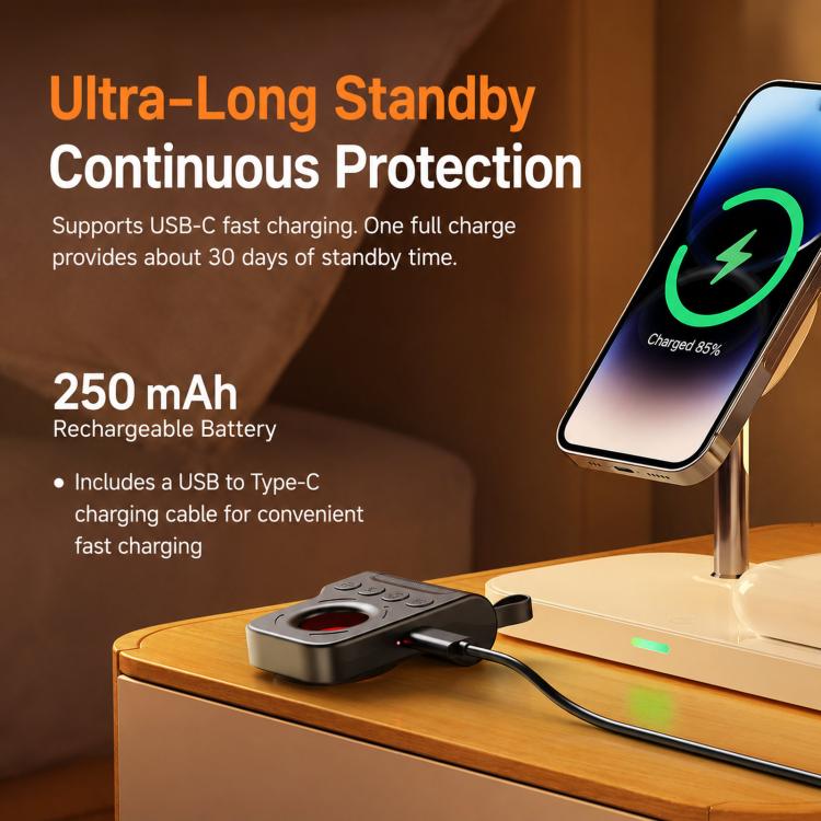 TC906 Anti-Spy Camera Detector Infrared UV Signal Hotel Privacy Finder