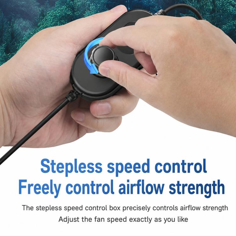 Brushed Motor Car Fan 5-Blade High Wind Silent Vehicle Fan