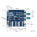 Waveshare 2-Ch GMSL Camera HAT With MAX9296A Deserializer Compatible With Raspberry Pi 5 And Jetson Orin NX/Nano