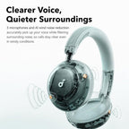 ANKER Soundcore D1402 Space 2 Wireless Over-Ear Noise Reduction Bluetooth Headphones