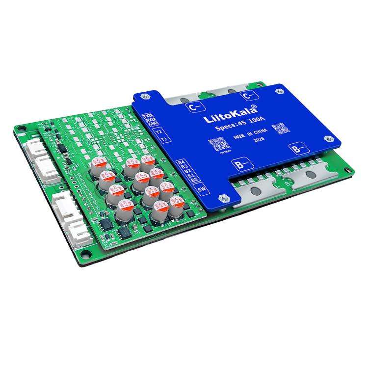 LiitoKala 4-channel Lithium Iron Phosphate Same-port Protection Board with Balanced Temperature Control Bluetooth BMS Support