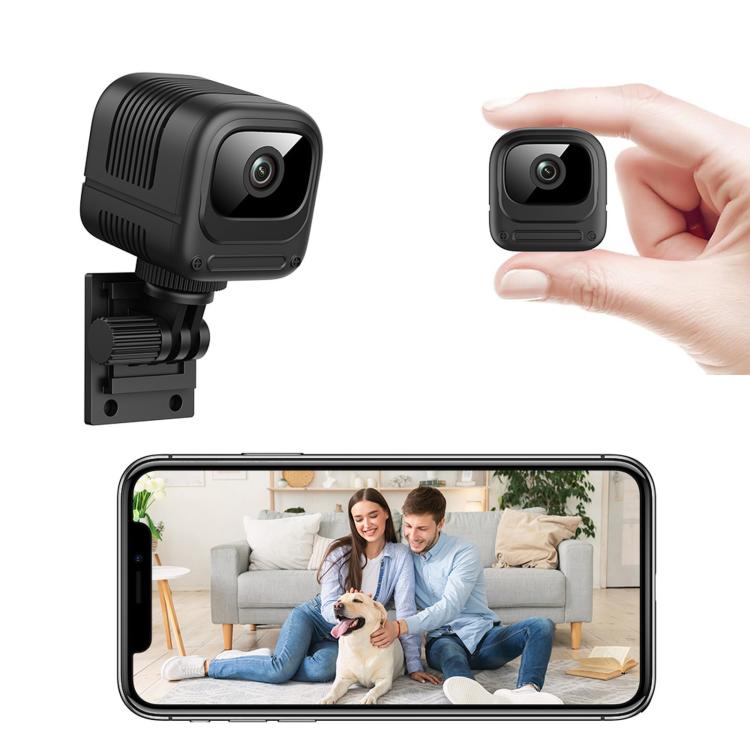 Remote Monitoring Smart Alarm Infrared Night Vision WiFi Camera With Spiral Mount Bracket