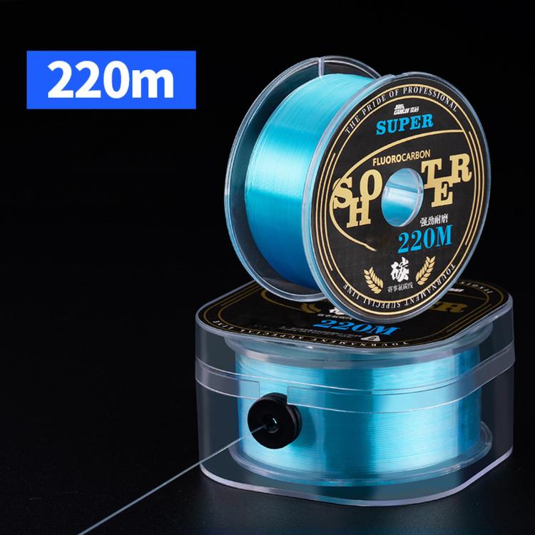 NAIGUAN Fluorocarbon Fishing Line Abrasion Resistant Invisible Carbon Lure Leader Line — No. 5.0